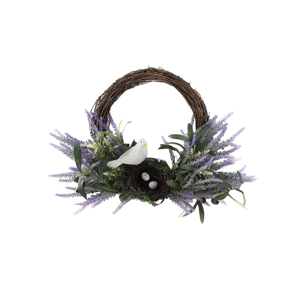 Fleur de simulation sans entretien pourpre ensemble guirlande pour rafraichir un café sombre