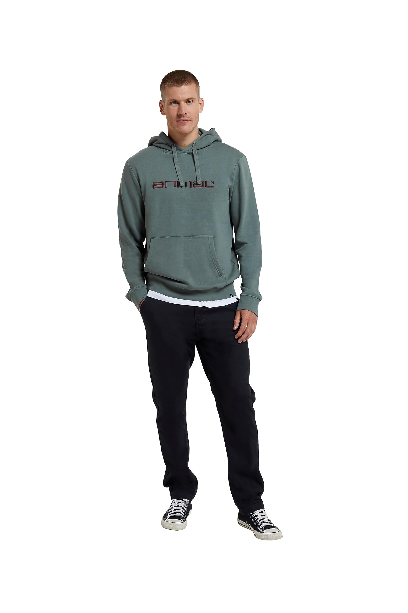 Driver Mens Hoodie - Green