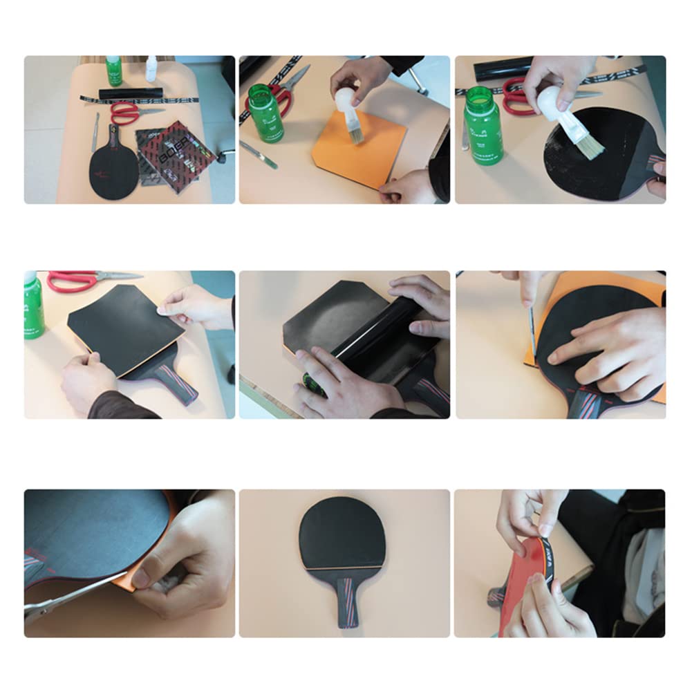 Cubierta de esponja de goma Fit para paleta de tenis de mesa Ping Pong