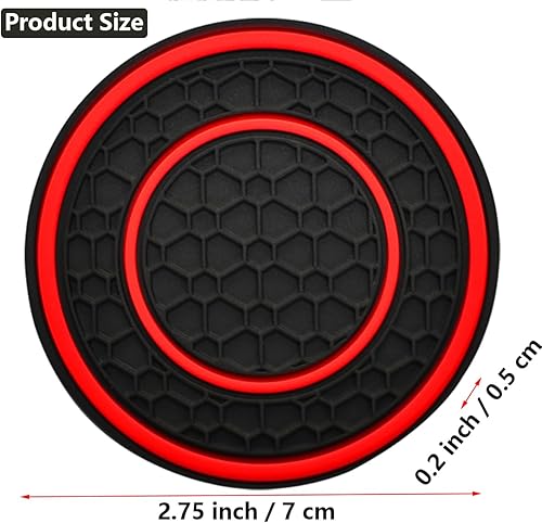 Miniatura 7 de Posavasos para automóvil, universales, impermeables, antideslizantes, con soporte para tazas, a prueba de filtraciones, accesorios para el interior