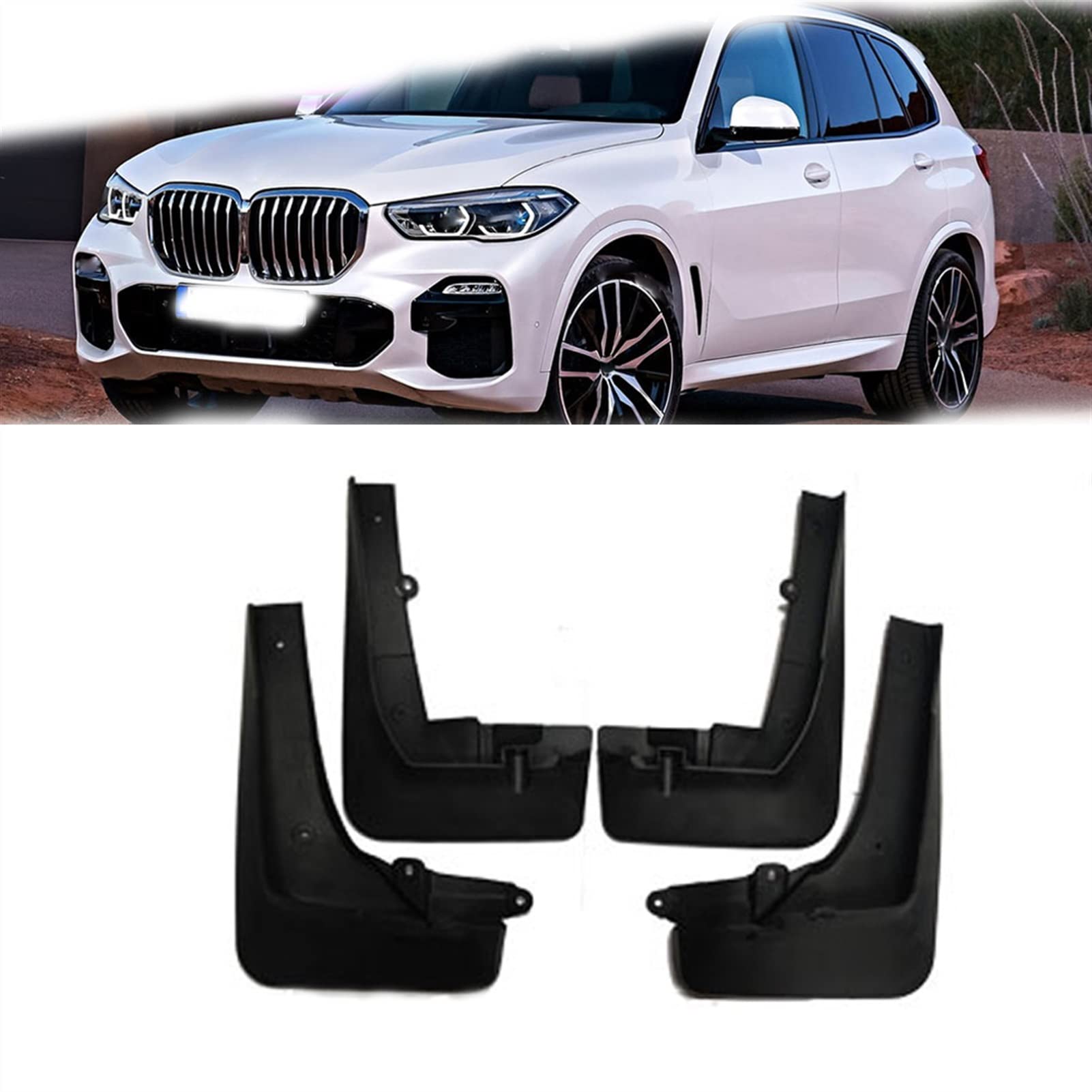 Garde-boue voiture BMW X5 G05 stop projections boue et sel hivernal