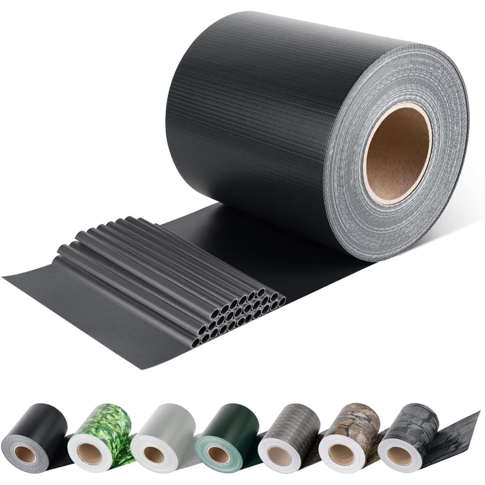 EFFE Fasce PVC frangivista con 20 Clip | Barriera per recinzioni Antracite