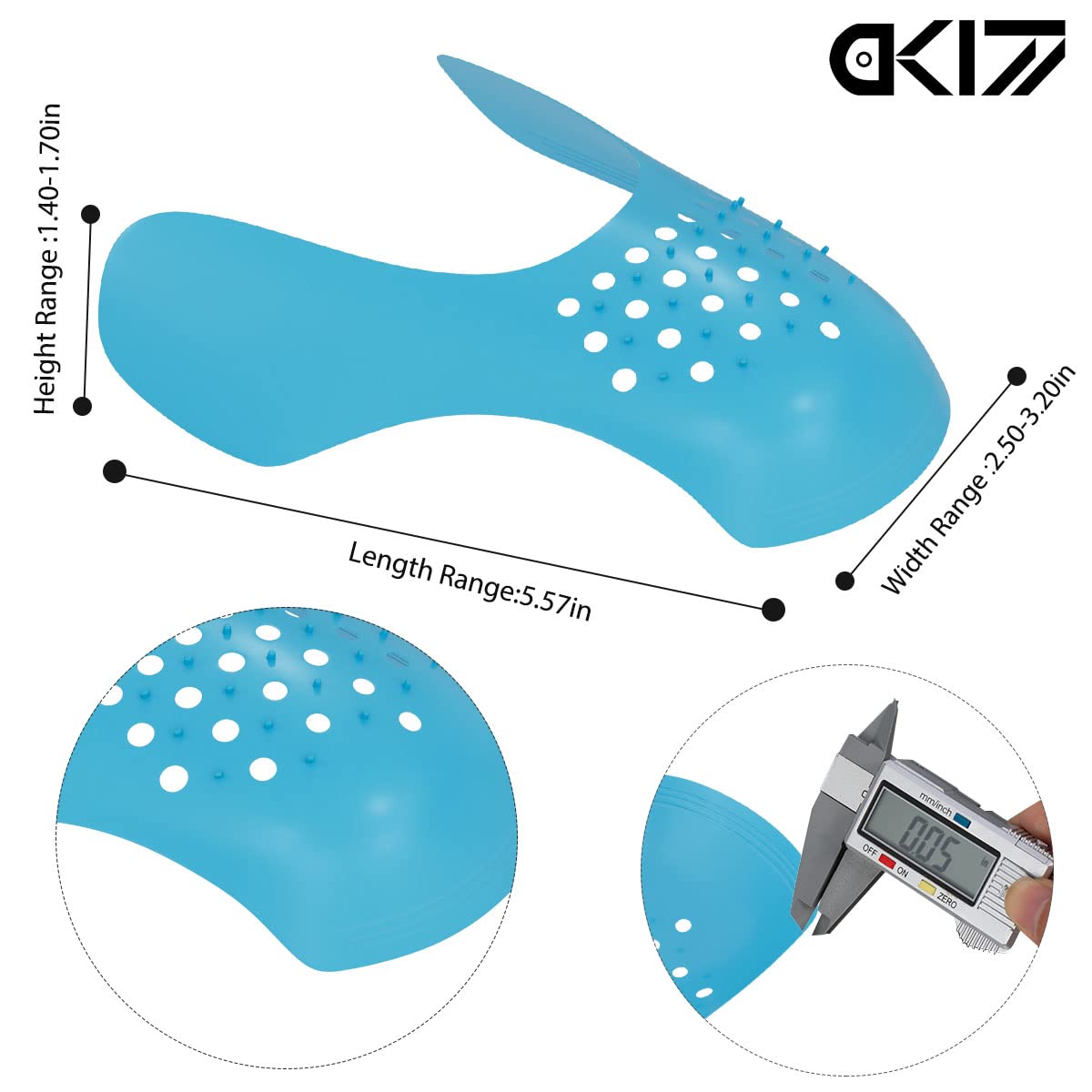 CuteHome Proteggi Scarpe Anti-Piega - Per Sneakers, Previene Le Grinze Sulla Punta, Taglie UE 35-46 - Foto 6