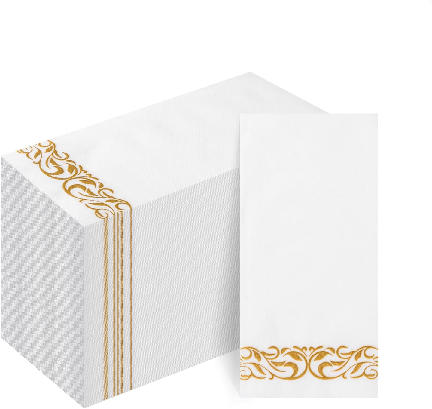 Premium ClothLike Disposable Paper Dinner Napkins Soft