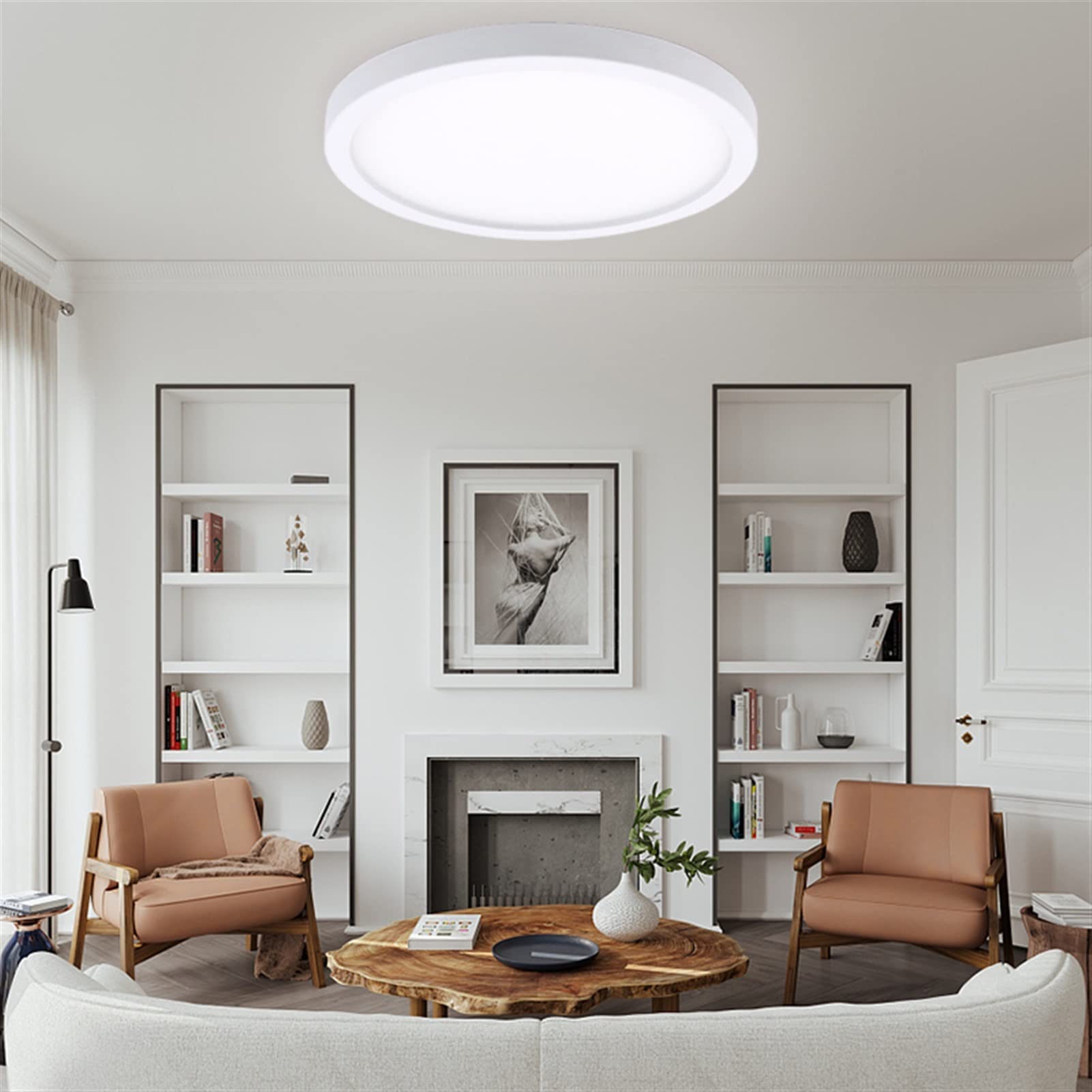 Techo Iluminación Lámpara Brillo Alto DIRIGIÓ Luz de Panel Circular 6W 9W 13W 18W 24W Luz de Techo LED montada en Superficie AC 85-265V Lámpara led luz de Techo
