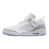 Jordan Spizike Low Men's Shoes (FQ1759-103, White/Metallic Silver/Barely Blue/Neutral Grey)