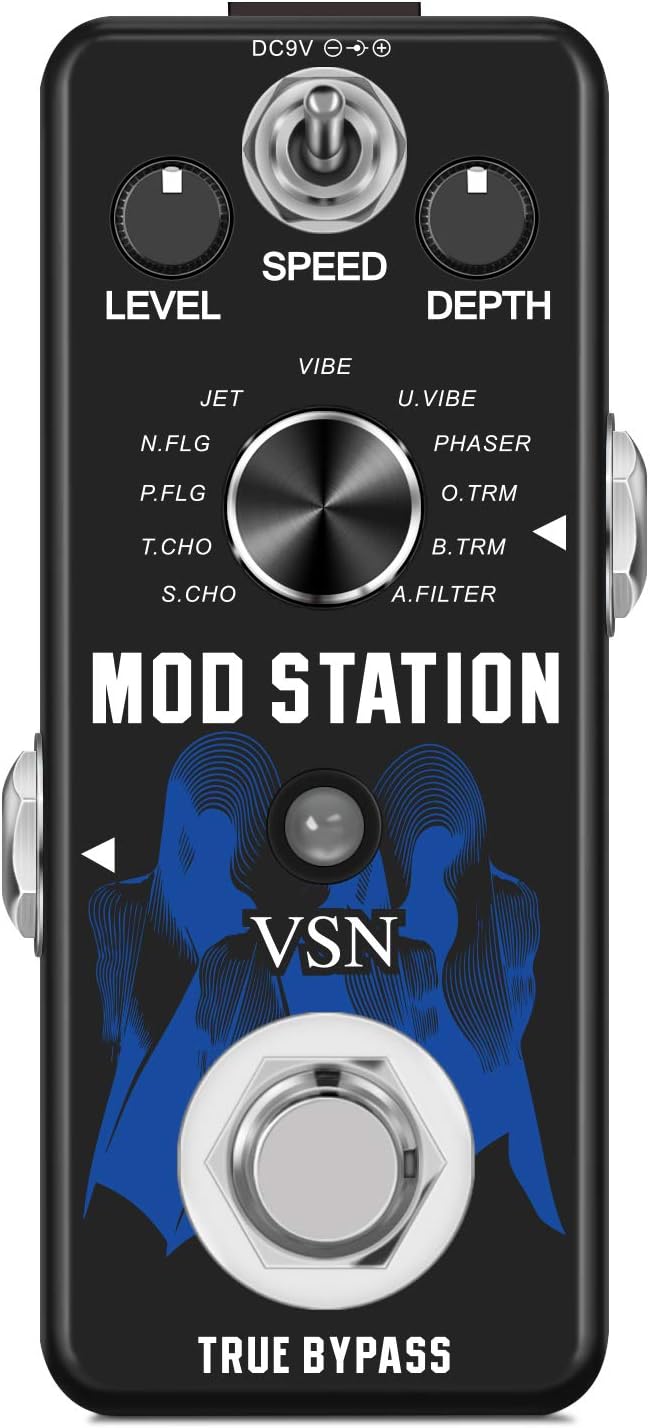 VSN Guitar Effect Pedal Mod Station Pedals Modulation pedal Digital With 11 Kinds Classic Effect for Electric Guitar