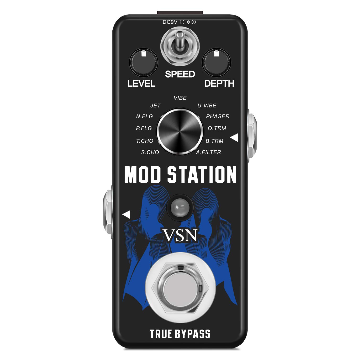VSN Modulation Guitar Effect Pedal Digital Mod Station Pedals With 11