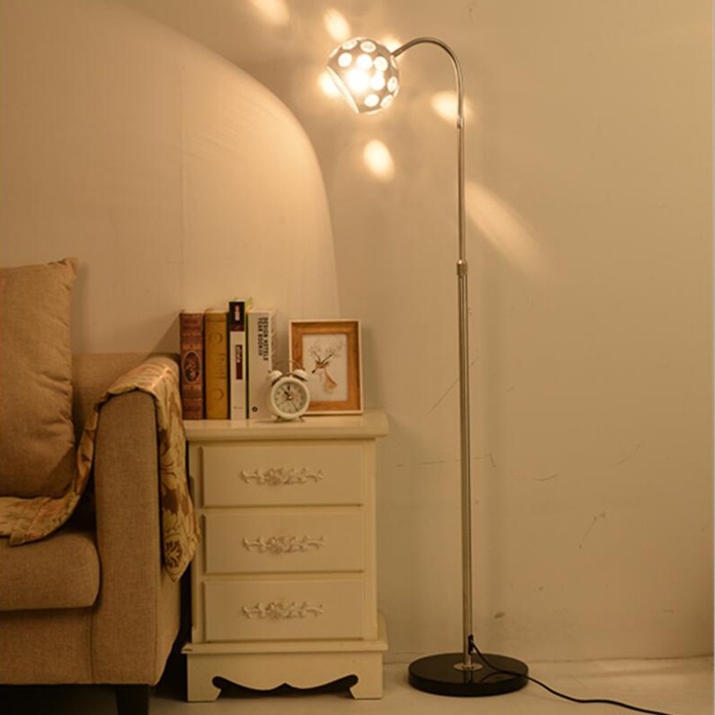 Lampe de plancher télécommandée avec interrupteur debout pour salon moderne