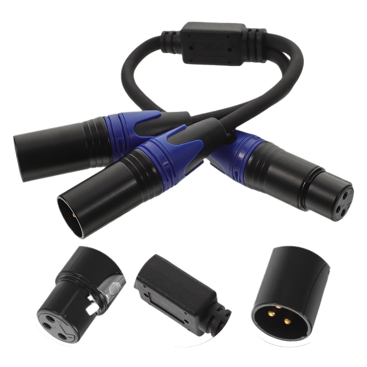 Kabel audio XLR 3-pinowe kable mikrofonowe męski żeński rozdzielacz kabel krosowy rozdzielacz XLR sprzęt studyjny hi/*gh FID/*elity