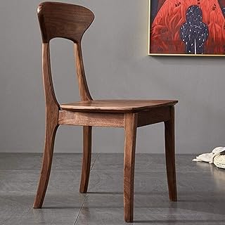 LKK-KK Sillas de Comedor Hotel Comedor Silla Silla de Madera duraderos del hogar nórdicos for el Restaurante Salón (Color: Marrón, Tamaño: 43x43x87cm)