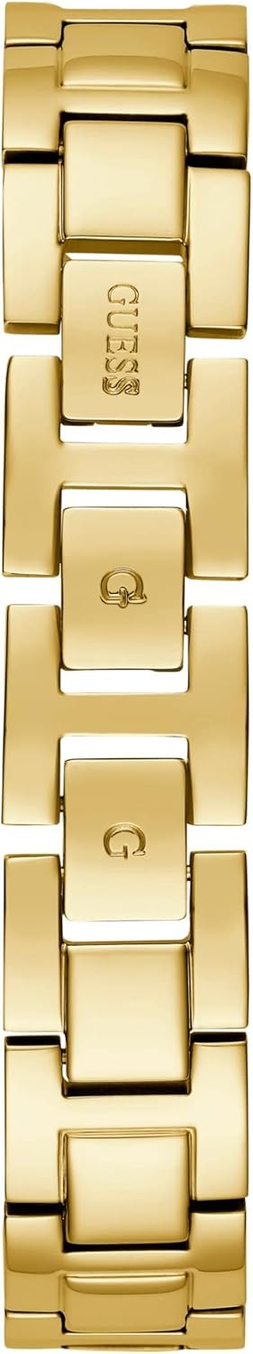 Guess Ladies 30mm Watch - Gold Tone Bracelet Champagne Dial Gold Tone Case