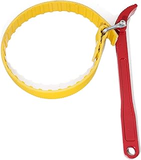 boeray 6.3" (160mm) Capacity Multi-Purpose Belt Strap Wrench,23" (585mm) Length Adjustable Strap and 12" (300mm) Steel Han...