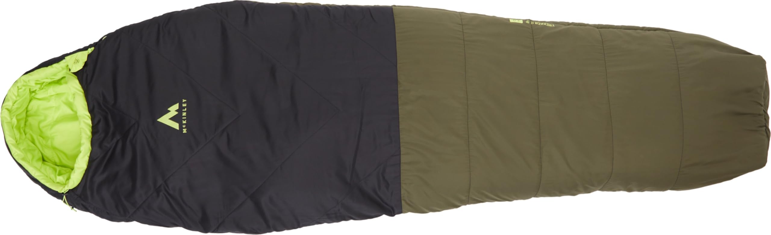 Mckinley Trekker R 5 Sacchi a pelo Oliva Scuro/Nero Nig 195L