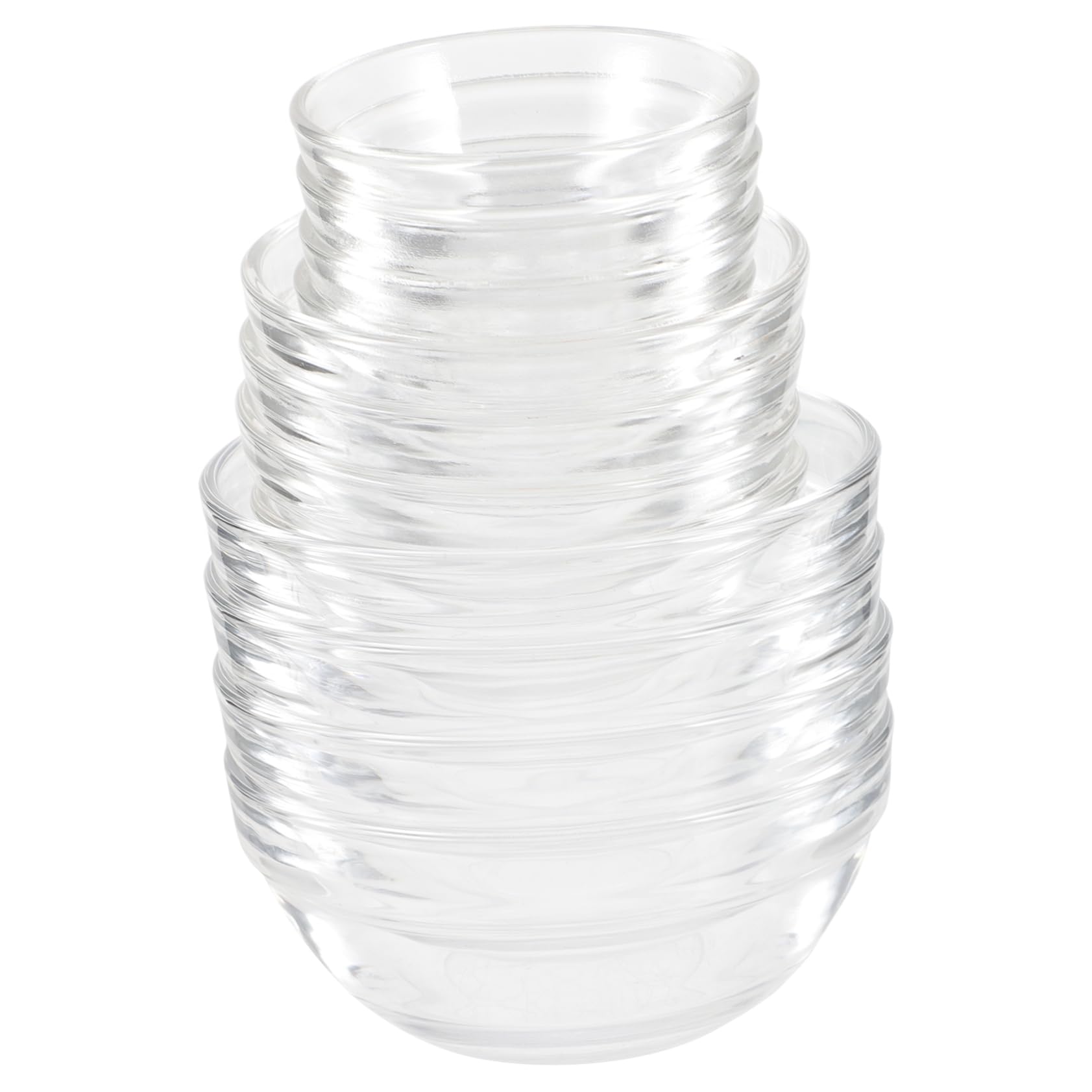 Kisangel 12 Piezas Cuencos De Postre Taza De Natillas Contenedores De Alimentos Nueces o Tazón Para Mojar Cuenco De Natillas Tazón De Helado Tazón De Mousse Vidrio Cristal Hojas De Mostaza