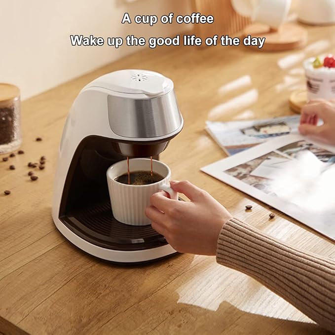 Cafetera Automática de Goteo para 1 Taza, 300 ml, Extracción por Vapor miniatura 2