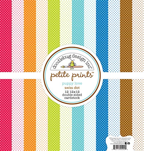 Doodlebug Petite Prints cartoncino Biadesivo 30,5