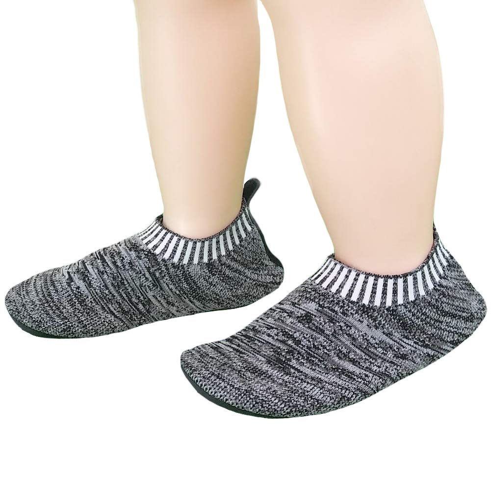 Kids Slipper Socks With Sole Non Slip Knit Lightweight Floor