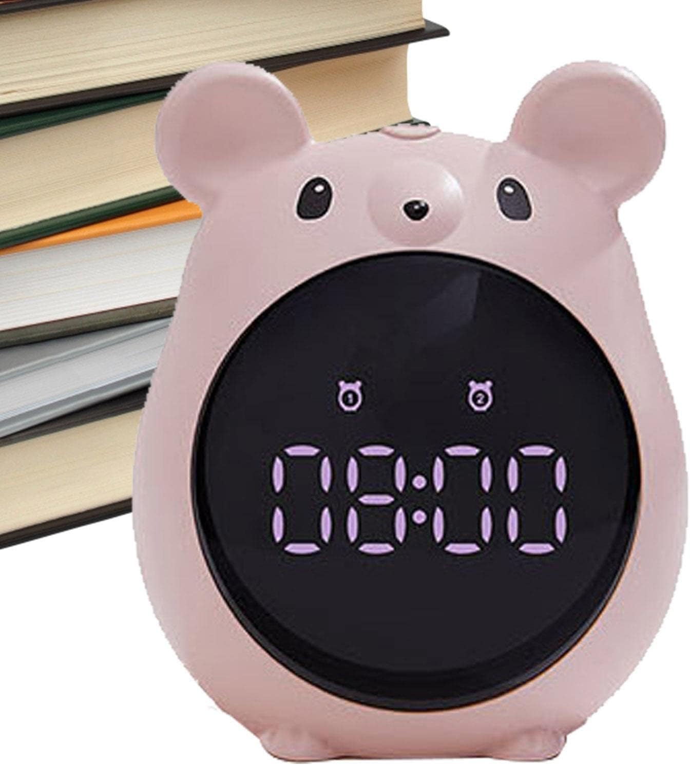 Harrod Kids Digital Clock Mouse Shape Girl Digital Clock
