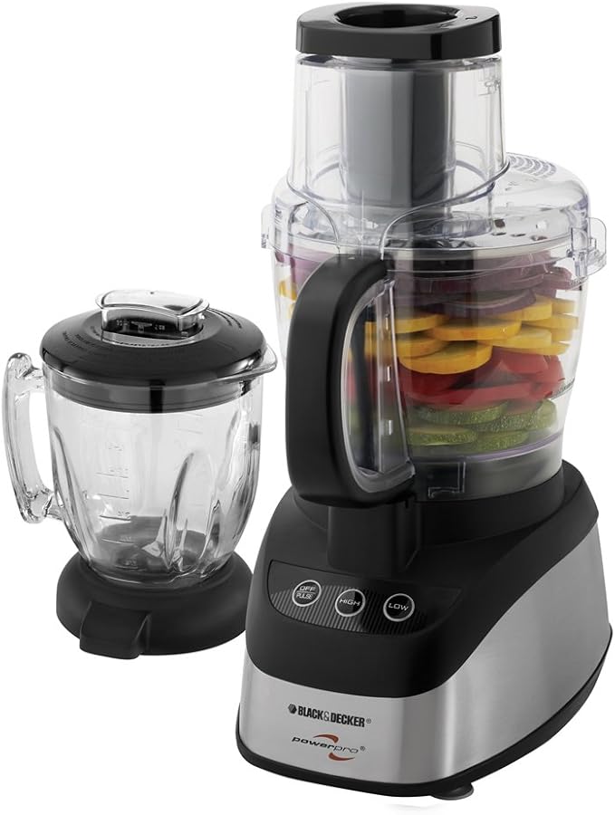 Black & Decker FP2500S WideMouth Food Processor500 Watts, Stainless