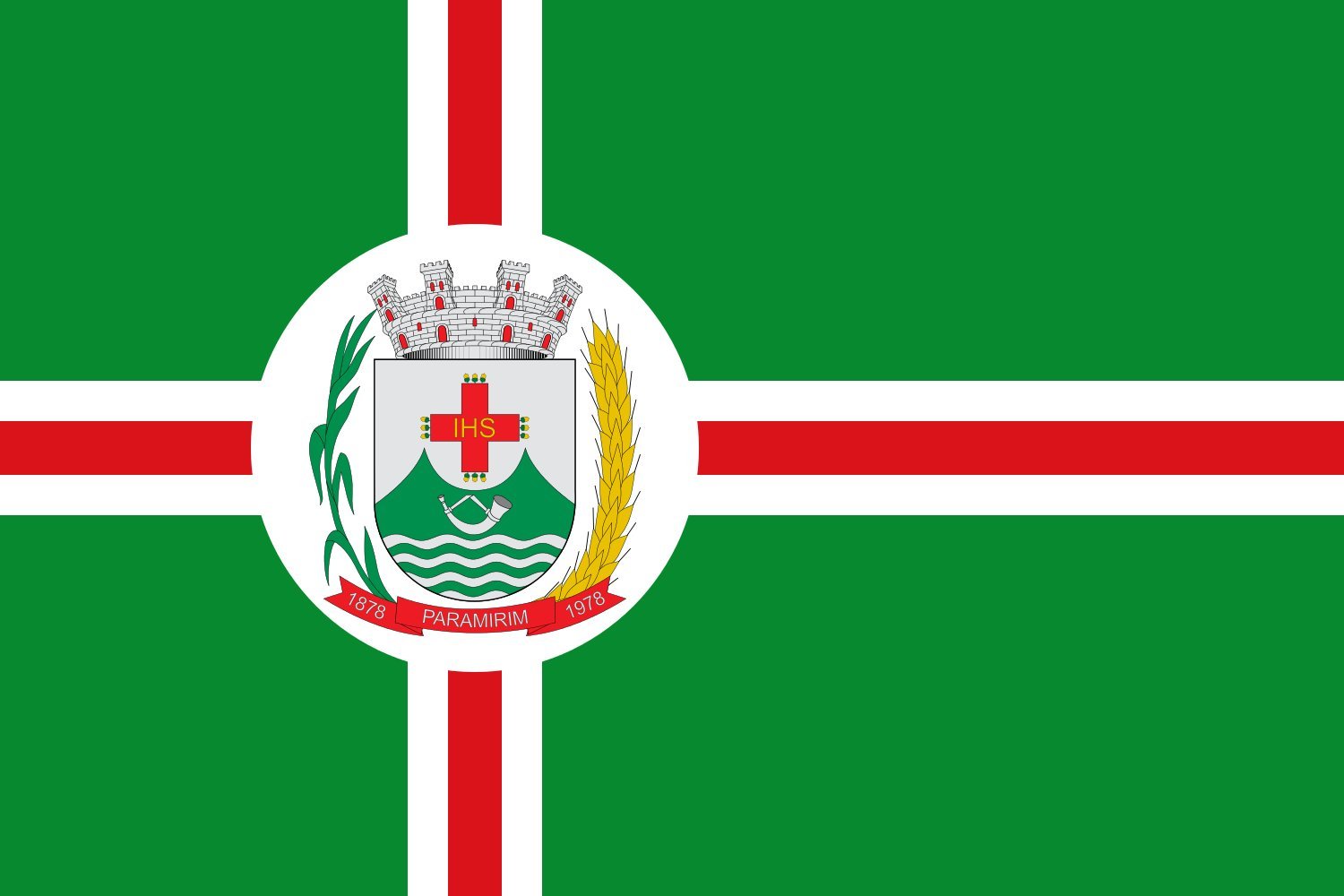 Drapeau Paramirim BA grand format pour décorer vos événements culturels