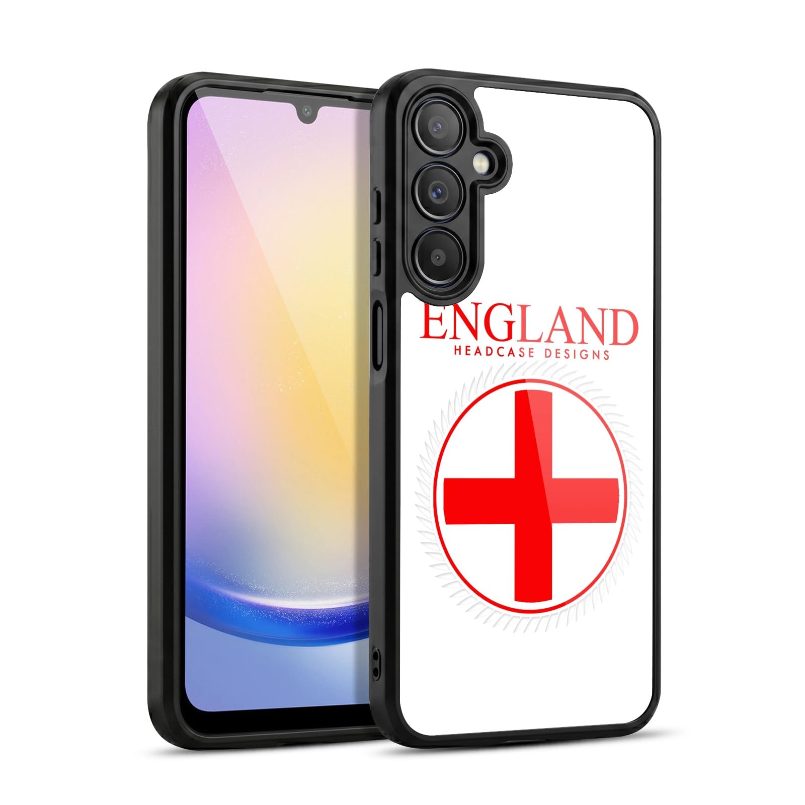 Coque de protection premium Angleterre St. George pour Samsung A25 5G - 8