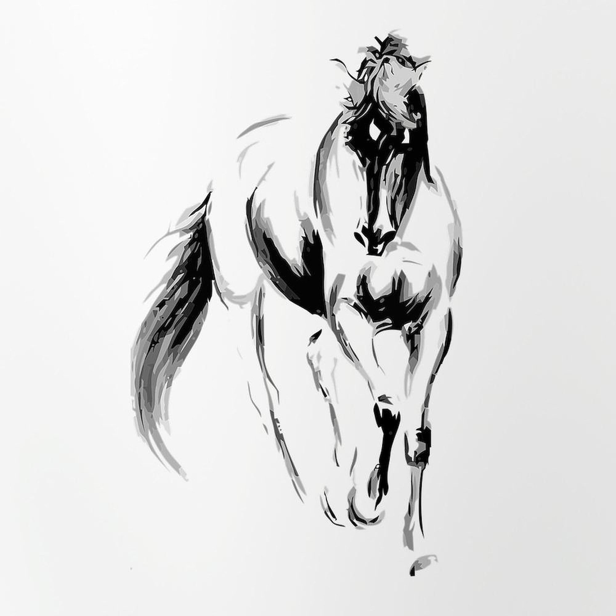 CafePress HORSE Pint Glass, 16 oz. Drinking Glass