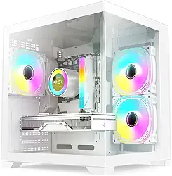 PC GAMER BRANCO SKILL AQUARIUM, AMD RYZEN 7 5700G, 16GB 3200MHZ, RADEON VEGA 8, SSD 512GB M.2, FONTE 500W SKA053