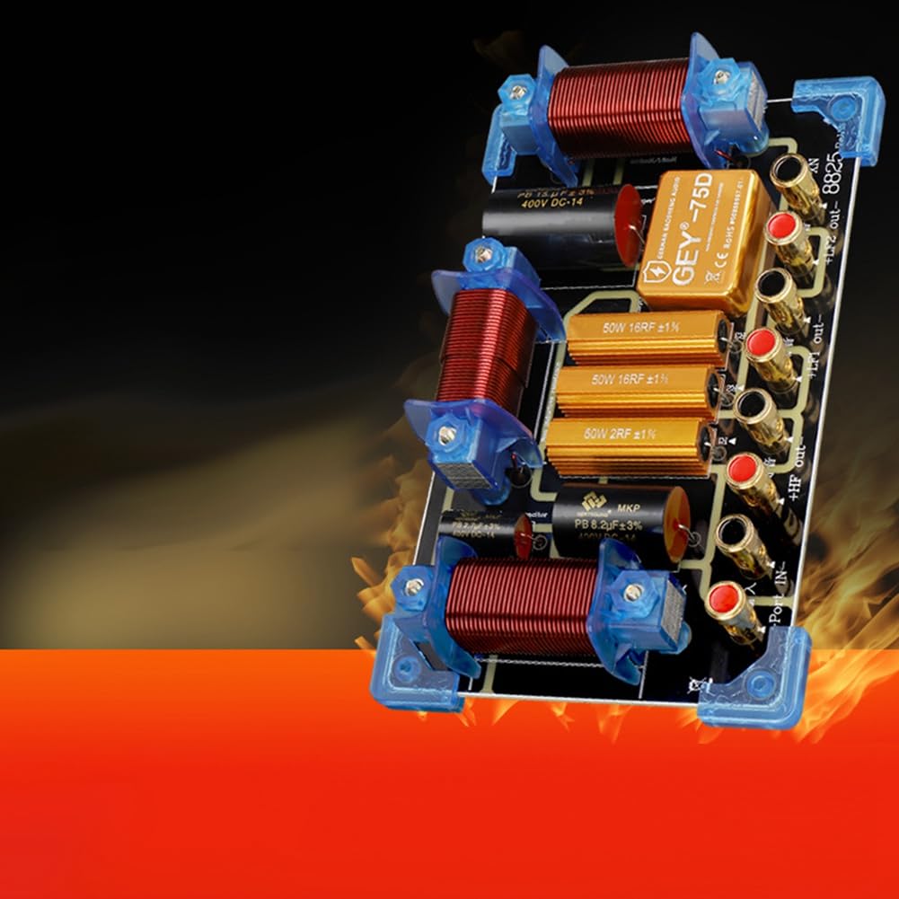 Diviseur de fréquence audio 1800 W 2 voies pour haut-parleur Crossover 30,5 cm Performance de scène Diviseur de fréquence haute puissance