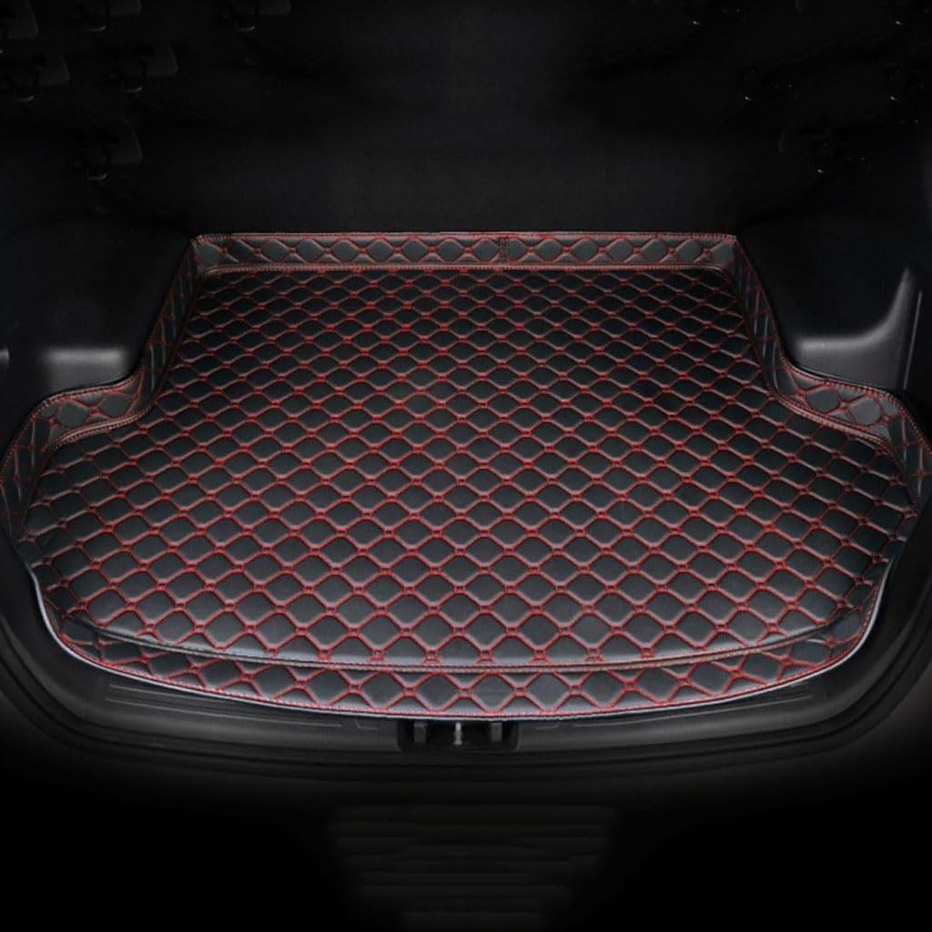 Car Trunk Mat for Mercedes Benz AMG GLA GLB 180 180d 200 200d 220d 250 GLA, Leather Rear Trunk Mat Protector Anti Slip Cargo Rug Rear Boor Carpet Interior Accessories,E