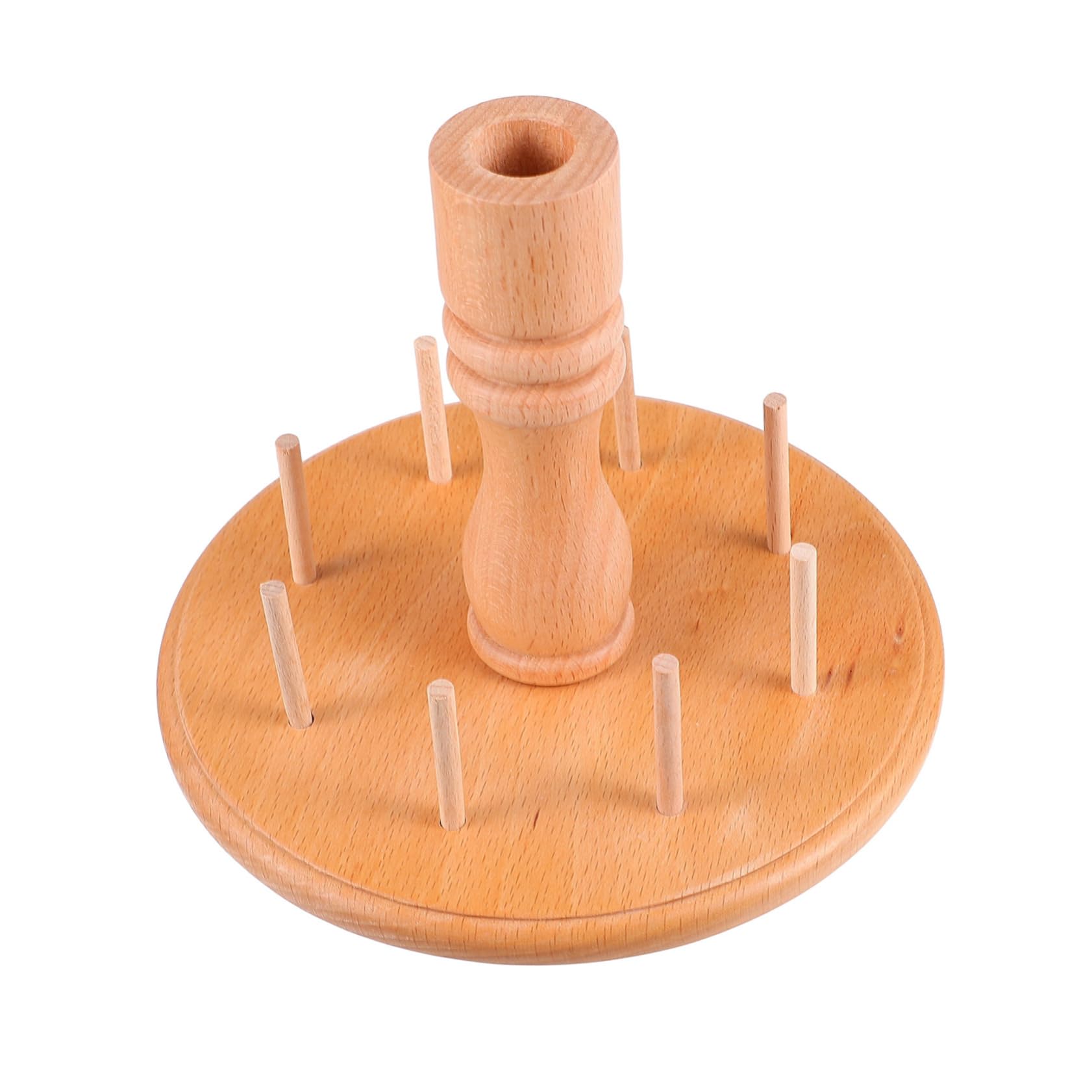 ERINGOGO 1Pc Spool Wooden Thread Rack Durable Sewing Thread Storage Holder for Organizing Spools for Quilting and Embroidery Enhances Sewing Decor