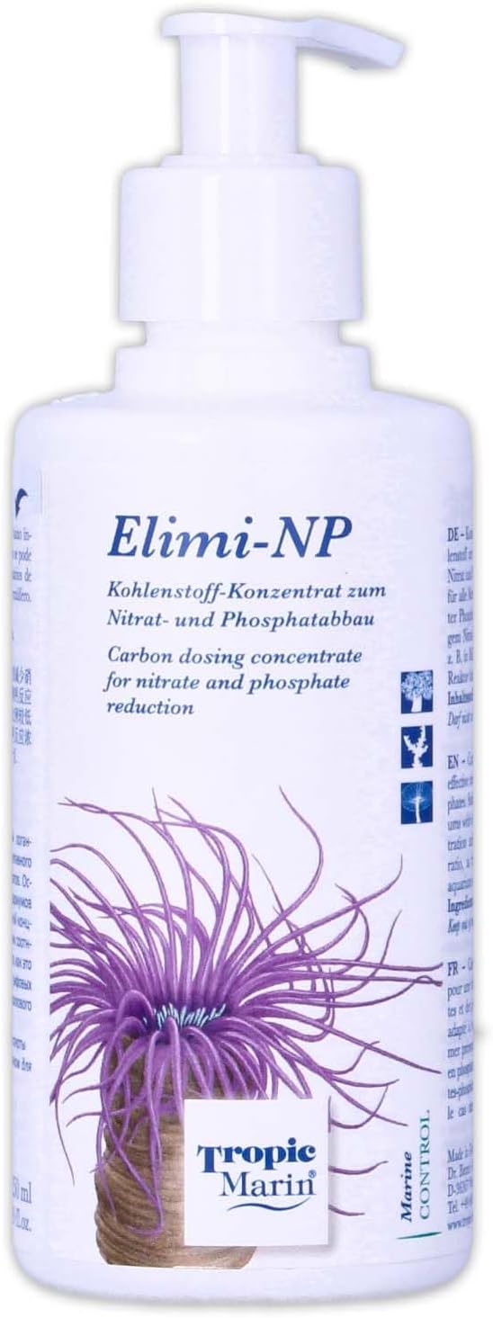 Tropic Marin Elimi-NP 250ml Liquid Carbon Concentrate for Marine Aquarium Treatment