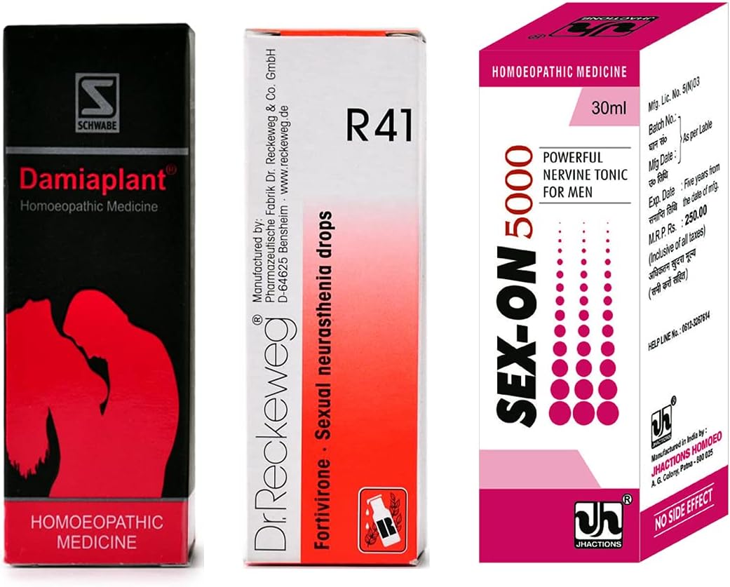 Combo Pack Damiaplant + Dr.R41 + SXX5000 - Excellent Result Combo Pack - 3 Bottles || Shophomeo®