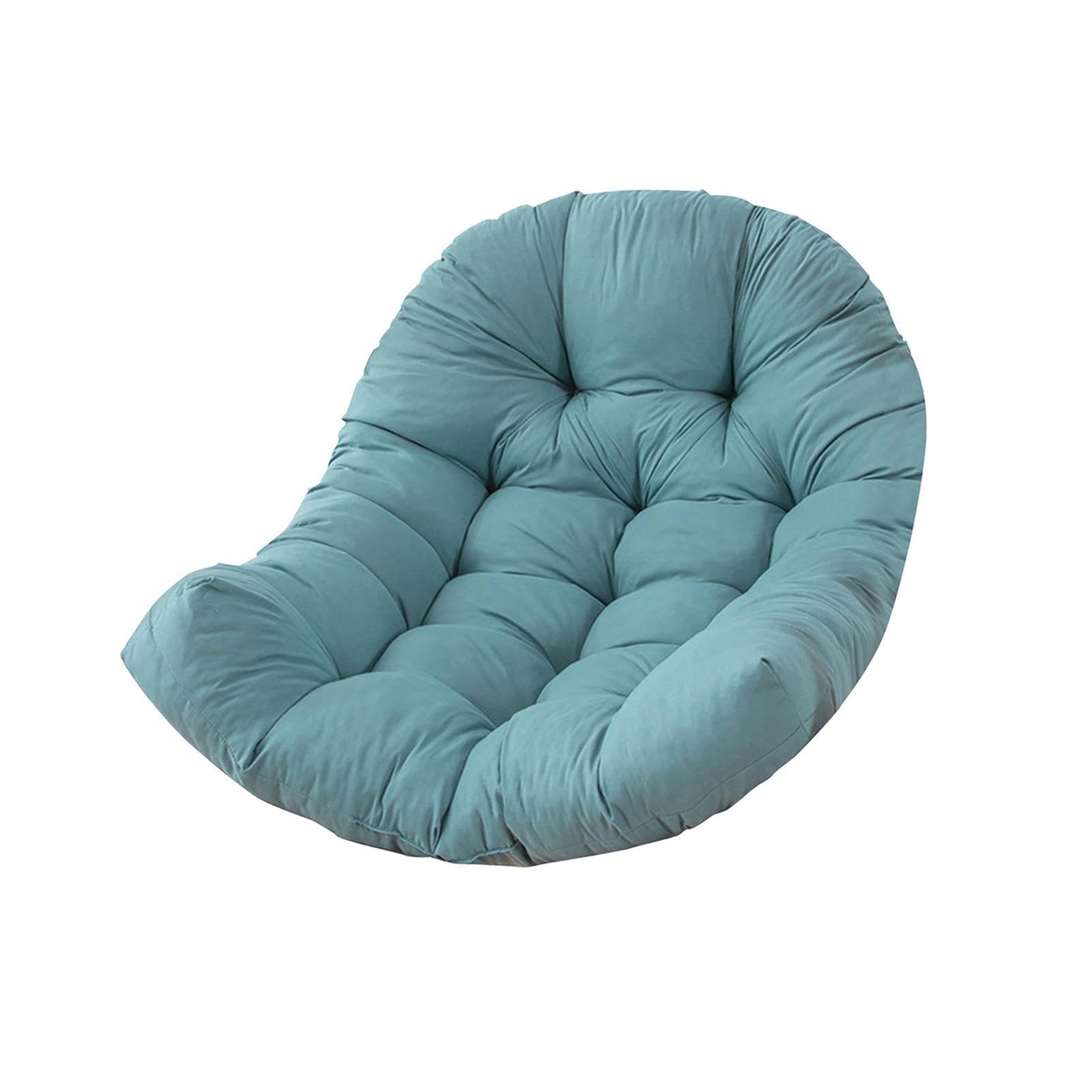 Coussin de siège pour panier suspendu gris vert, grand confort et entretien facile 80x110cm