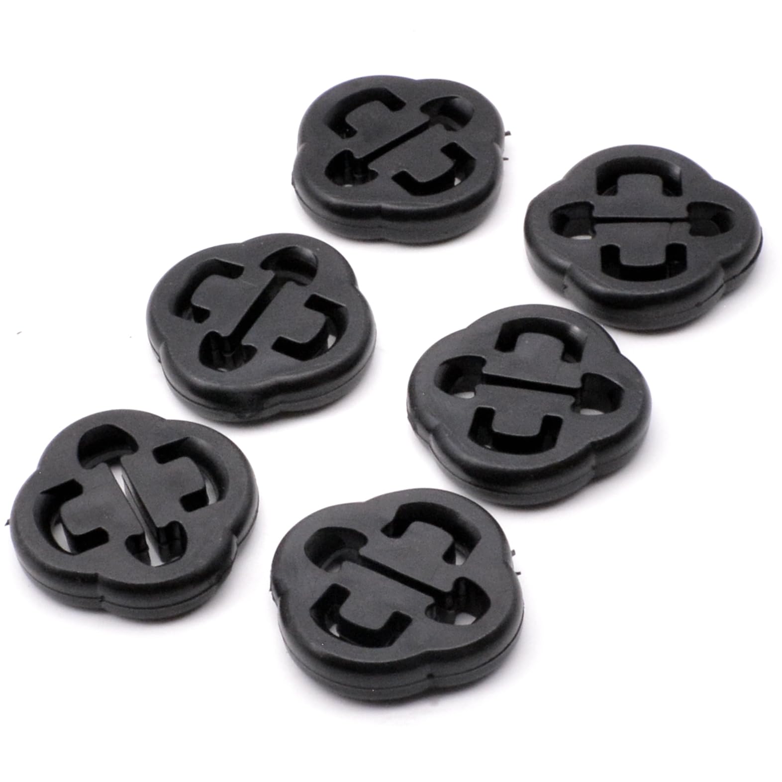 6X Colgador de goma del sistema de escape Para Audi 80 90 100 Cabriolet Coupe Para Seat Terra Para VW Caddy Derby Golf Jetta Passat Polo Santana Scirocco Para Skoda Favorit Felicia 823253147A