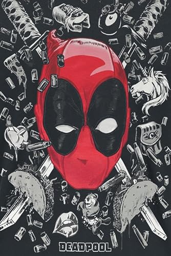 T-Shirt Di Deadpool - Weird World - M A 3XL - Uomo - Nero - 2