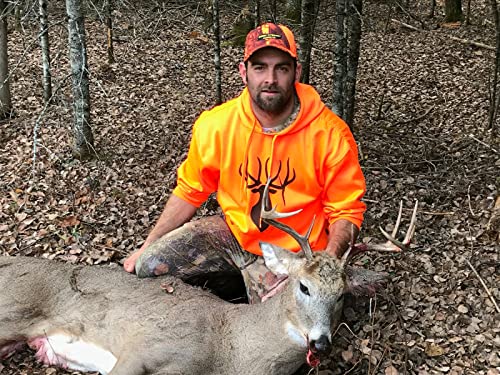 King's Men's Blaze Orange Poly Hoodie3