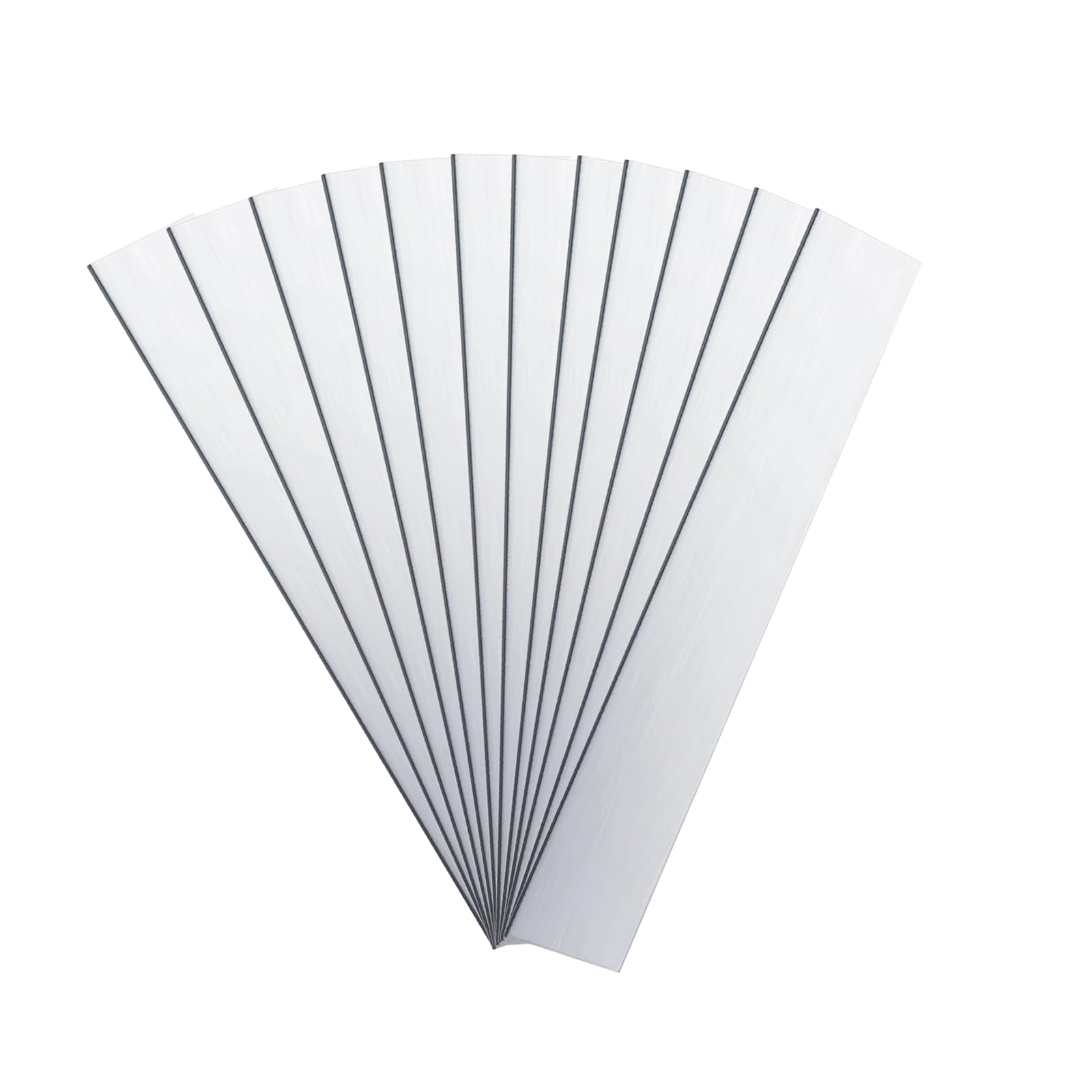 12 pièces Anode de Zinc Pur 150x25x1 mm Feuille de Zinc Bande d'électrode de Zinc pour le zingage et la galvanoplastie Électrode de zinc de haute pureté
