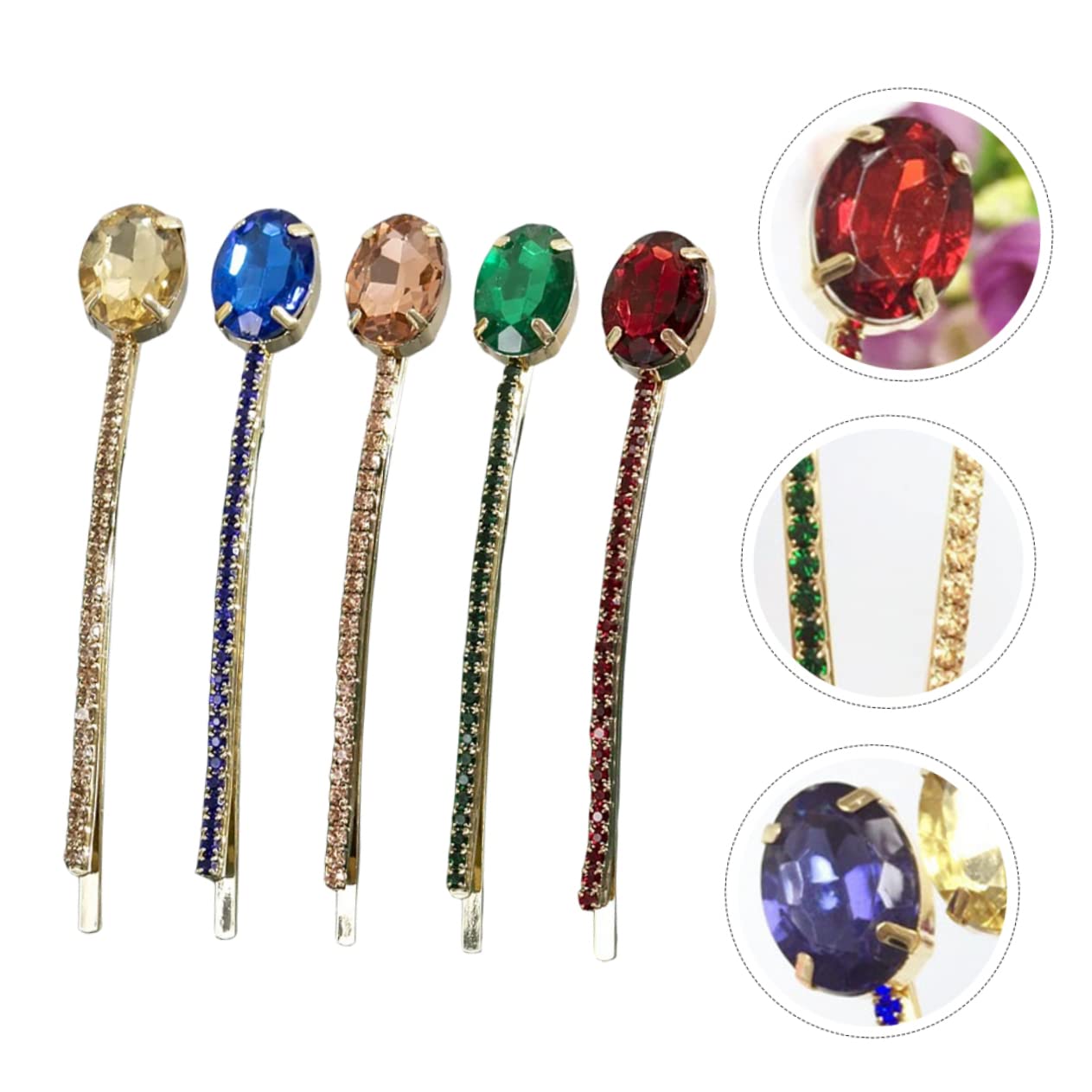 Healeved 25stücke Teiliges Haarklammern Mit Kristallen Und Strasssteinen Für Frauen Elegante Haarspangen Champagner Und Hellgelb Für Tägliche Outfits Und Besondere Anlässe