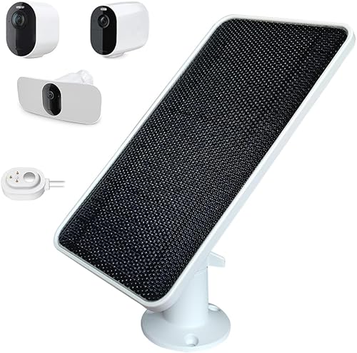 Miniatura 1 de JJMASEE Cargador de panel solar para Arlo Pro 45S 2K, Ultra 2XL, Pro 34 XL, UltraGo de 2 a 13 pies resistente a la intemperie cable magnético y