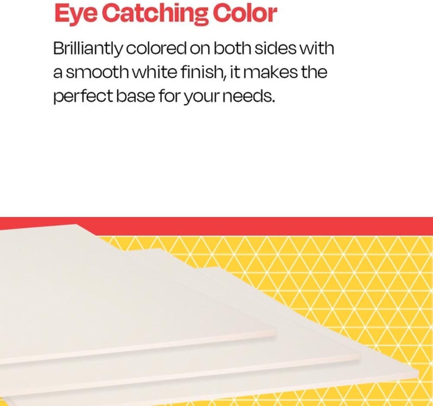 School Smart Railroad Poster Board Paper, 22 x 28 Inches, 6-Ply, White, Pack of 100