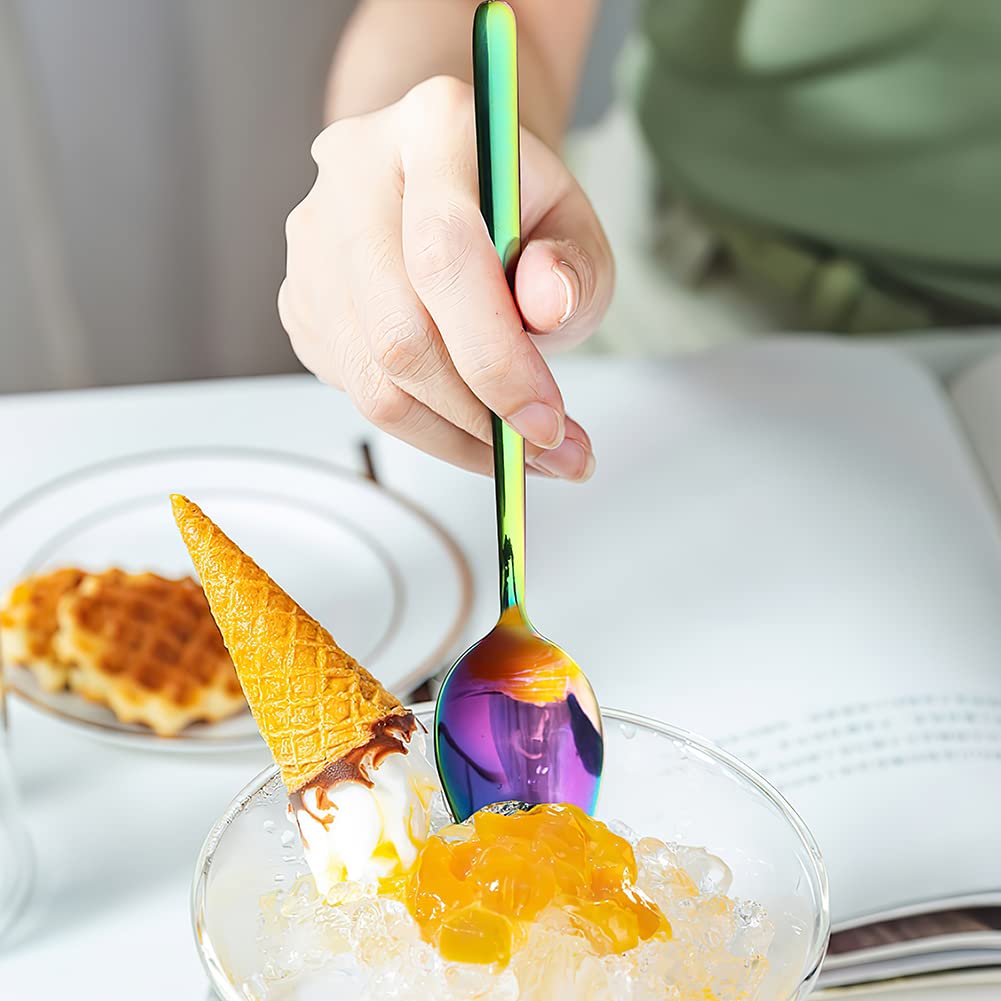 Sporks Acciaio Inox 18/10 - Cucchiaio Forchetta Multiuso 19cm Per Campeggio E Casa - Foto 6