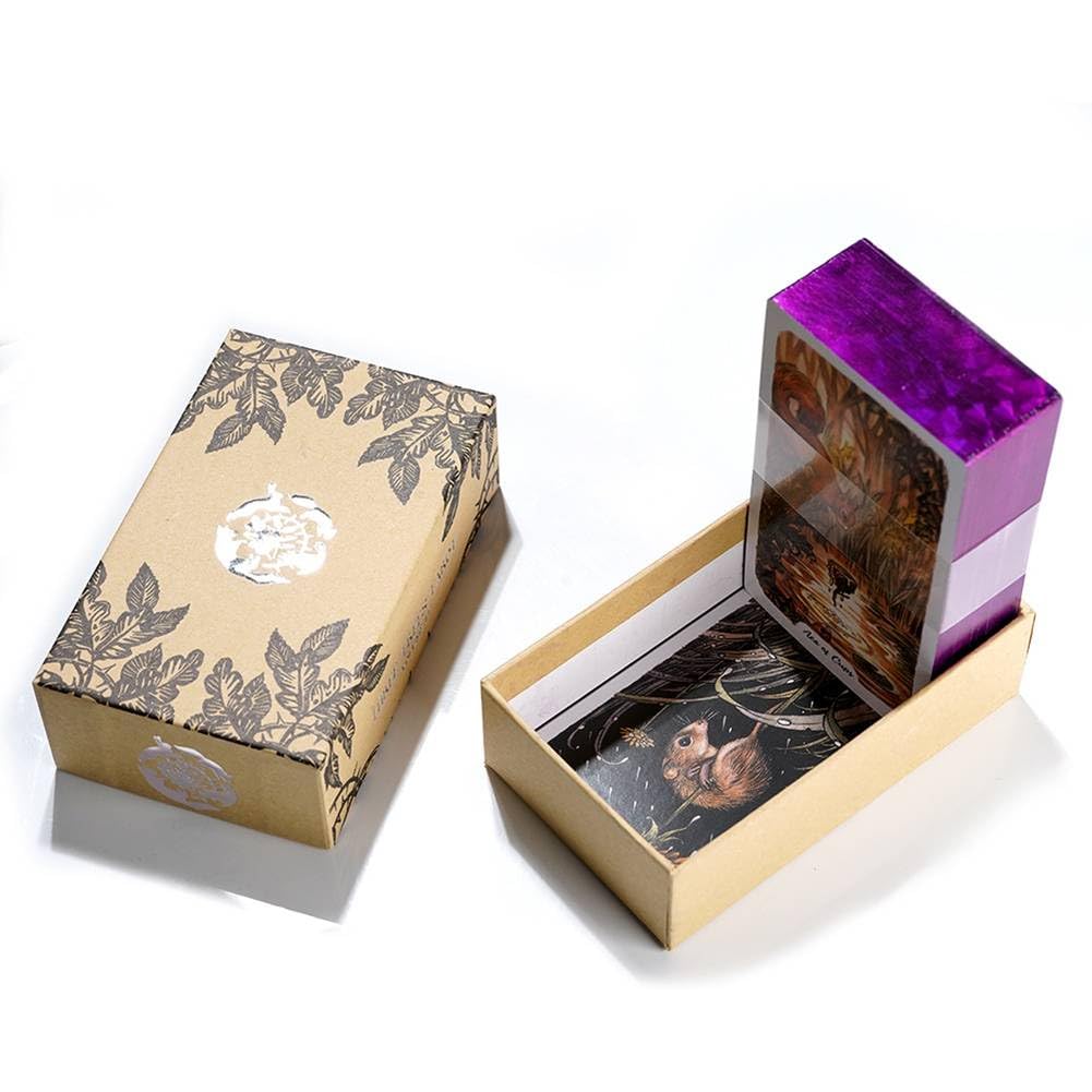 EHYXTEGX Oak Ash Thorn Tarot - Size 12x7 with Booklet & Gilded
