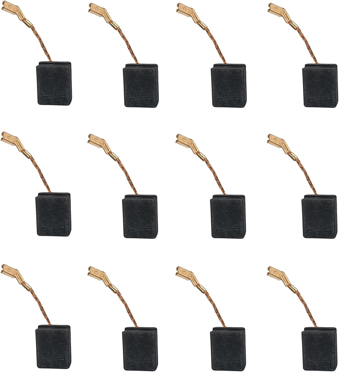 12PCS N257540 Carbon Brushes Replacement Parts for DeWalt DWE402 DWE402N DWE402W Angle Grinder