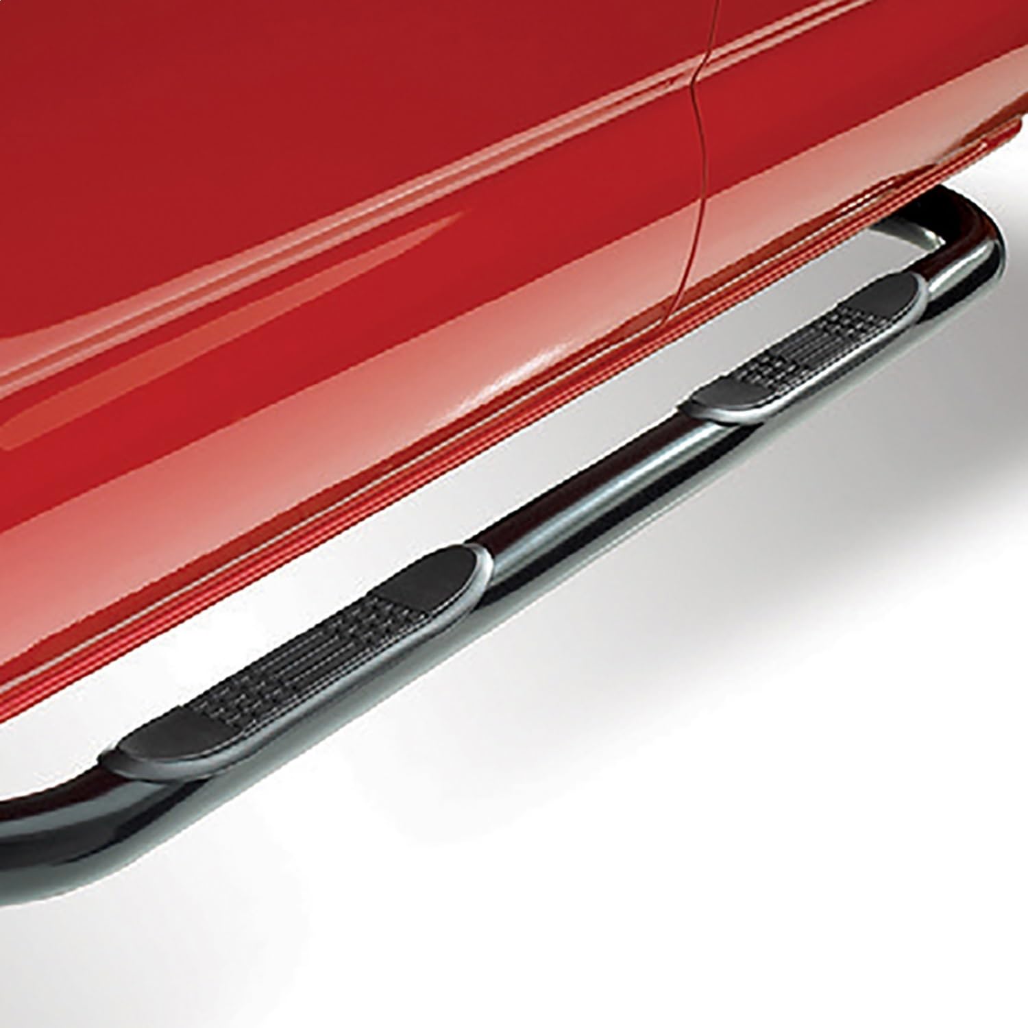 CSI Accessories SB1220B 3 in. Round Side Bars fit 19-23 Dodge Ram 1500 Quad Cab - Excl 2019-23 Classic Black Powder Coat