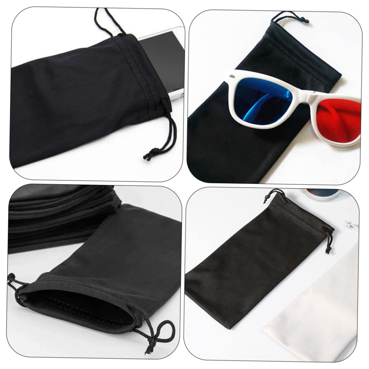 TOYANDONA Teiliges Skibrillen Aufbewahrungstaschen Schwarze Zugbeutel Für Brillen Zum Schutz Organisation Ihrer Skibrillen Sonnenbrillen Und Schwimmbrillen Robust Und Leicht