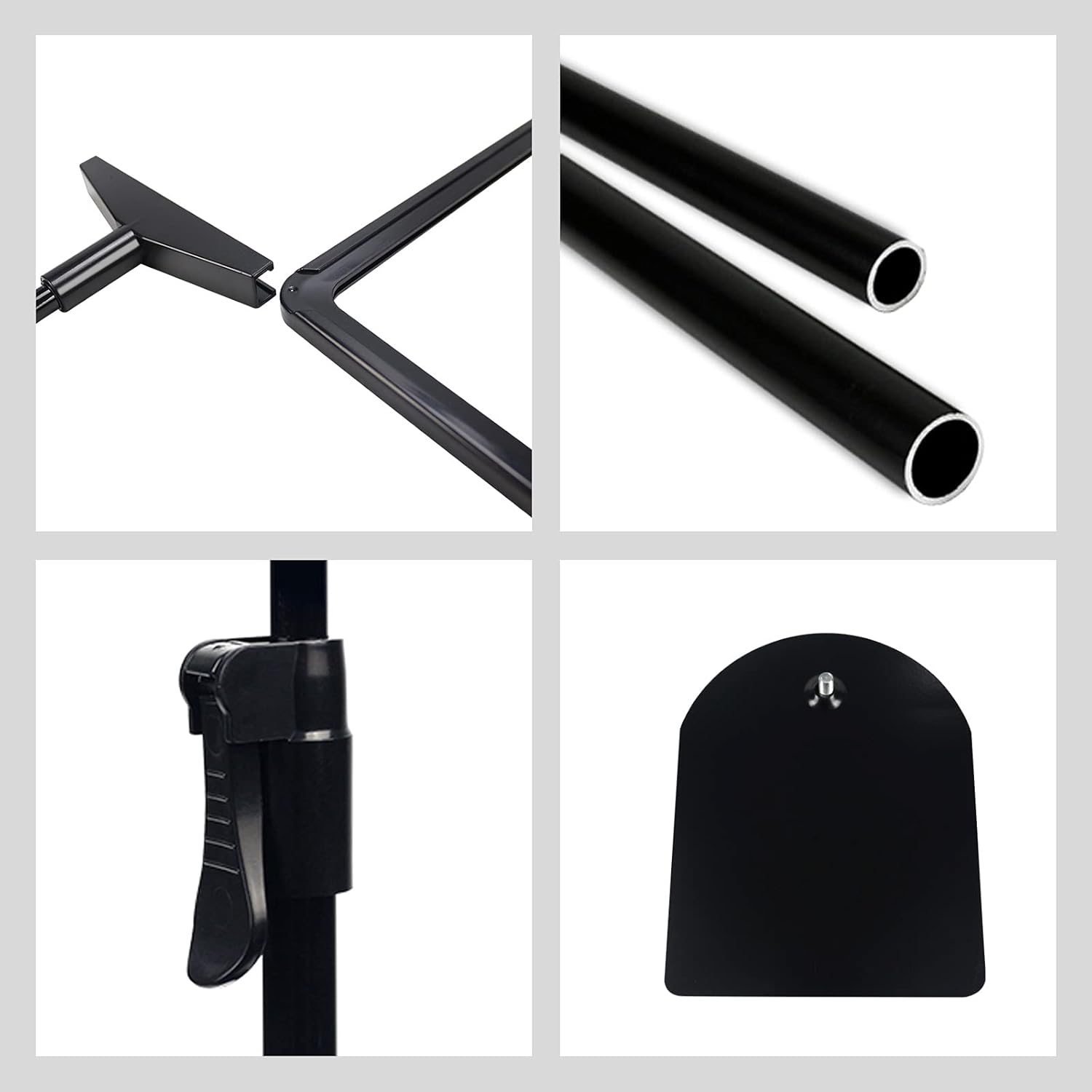 Sign Holder Stand,Sign Stand for Display,Adjustable Sign Holders For Table Top，Table Sign Holders 8.5 x 11,8 Packs,Black