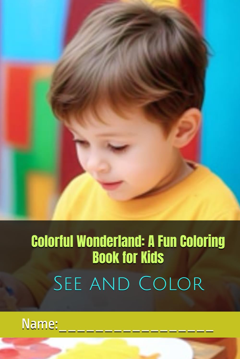 Livre de coloriage Wonderland à offrir pour un anniversaire ou une activité de vacances