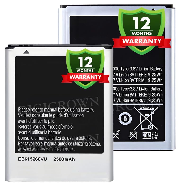Image of Original EB615268VU Battery for Samsung Galaxy Note 1 N7000 i9220 - (2500mAh) - 1 Year Warranty