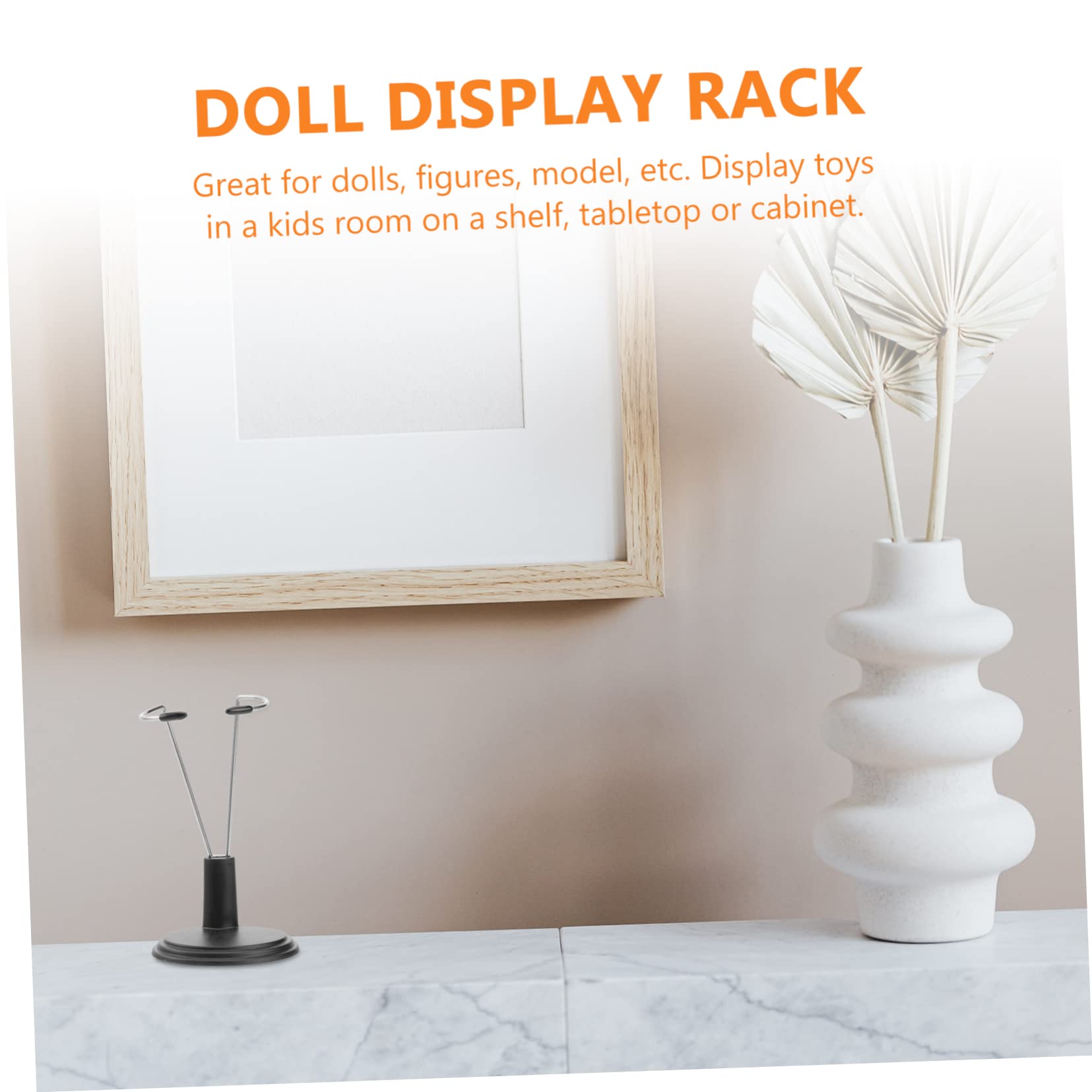 FELTECHELECTR Professional Toy Model Bracket Doll Support Frame Portable Doll Stand for Home Store Decor